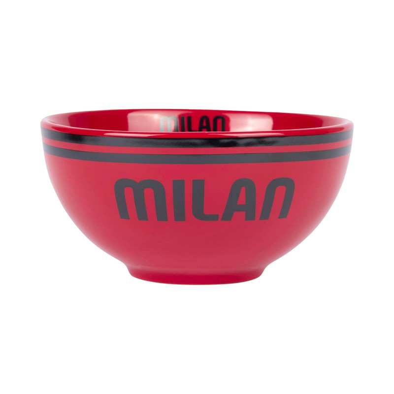 A.C. Milan - Ciotola per Colazione, Prodotto Ufficiale, Rosso, TU