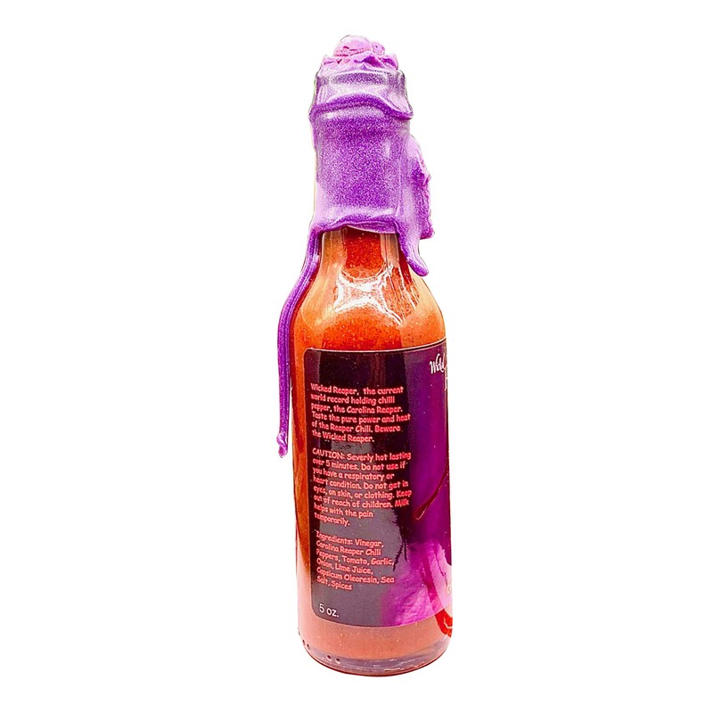 Wicked Reaper Reserve Carolina Reaper Hot Sauce – Purple Edition,