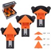 4 PCS Angle Clamps Set,60/90/120 Degree Adjustable Swing Corner Clamps
