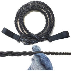 Tri-Braided Cord Clothes Line, Clothes Drying Rope, Portable Travel Clothesline for Indoor Outdoor Laundry, Windproof Clothes Line, Hanger for Camping Travel & Home Use - No Need for clothespins