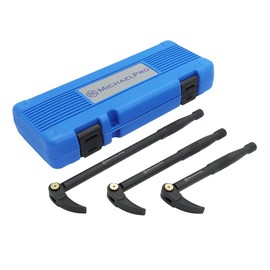 MichaelPro 3Pc Indexing Pry Bar Set – 10”, 12”, 15” | Sturdy Storage Case Included-MP009080