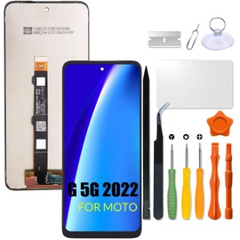 Replacement for Motorola Moto G 5G 2022 LCD Screen for Moto G5G 2022 XT2213 XT2213-3 Screen Touch Digitizer Assembly LCD Display with Repair kit
