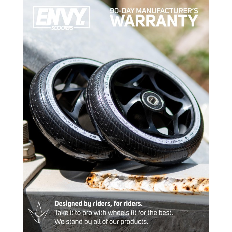 Envy Scooters 120mm x 30mm TRi Bearing Wheel Pair -