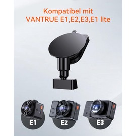 VANTRUE E1/E2/E3/E1 Lite Suction Cup Mount with GPS Receiver for Speed, Route, Loction Tracking