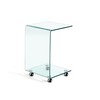 SMARTIK Tempered Glass End Table – 1 PC Modern Small