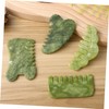 LALAFINA 4 Pcs Jade Comb Jade Stone Comb Gua Sha