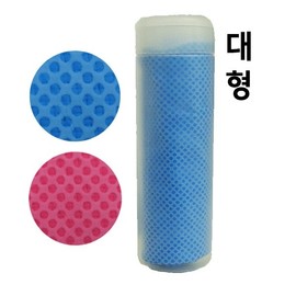 Sports Towel [Large Cylindrical Waffle Wet Cool Towel] Wet Towel / GEO Wet Towel (Cylinder-Large Pink) 5ea