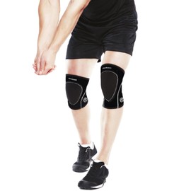 Rehband Volleyball & Handball Knee Pads for Men and Women, Neoprene Knee Pads, 3 mm, Comfortable and Tight Fit, Handball Knee Pads, Colour: Black, Size: XL