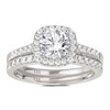 SweetJew 1.2Ct Elegant Wedding Rings Set for Women 925 Sterling