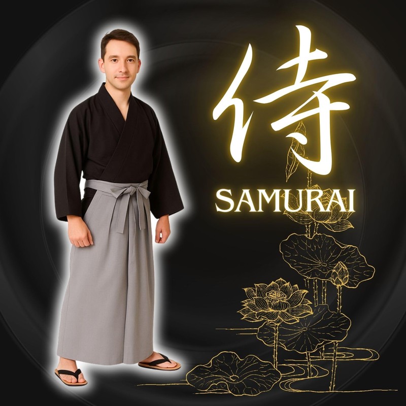 [Maatsu] Samurai Samurai Cosplay Kimono Costume, Costume, Hakama, Japanese Style,