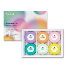 6 Pack Aromatherapy Shower Steamers - Strong Scented, Natural, Soothing Shower Bombs Steamer with Essential Oils - Lavender, Rose, Peppermint, Eucalyptus Shower Steamer Gift Set (6x40g)