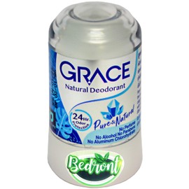 1 Pc. of Bedront Natural Deodorant 70g Alum Stone, No Perfume, No Alcohol, No Parabens, No Aluminum Chlorohydrate. Pure & Natural. Made in Thailand. Ecologically Friendly. Help Save the Earth.