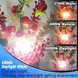 1.57 x 4.92 inch Big E26 LED Bulbs 15W LED Corn Light Bulbs 150 Watt Equivalent 2000 Lumen 6000K Daylight White for Outdoor Home attic Corridor Garage Warehouse Candelabra Ceiling Fan LED Bulbs,2Pack