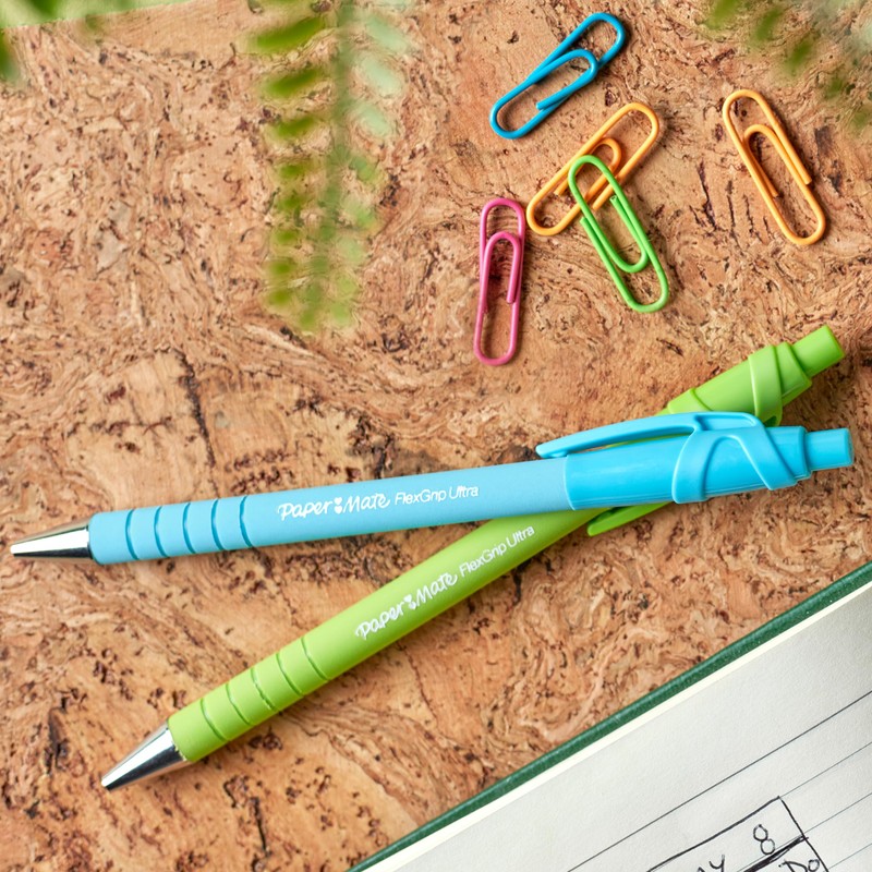 Paper Mate Flexgrip Ultra Retractable Ballpoint Pens | Medium Point