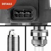 A-Premium Set of 6 Ignition Coil Pack and Iridium Spark