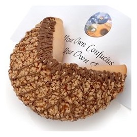 Caramel Toffee Chocolate Giant Fortune Cookie