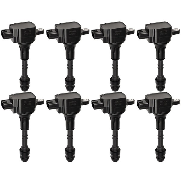 ROADFAR Pack of 8 Ignition Coils Replaces #UF510 3 Pins
