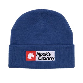 Bioworld Animal Crossing Nooks Cranny Logo Gorro Azul, Multicolor, One Size