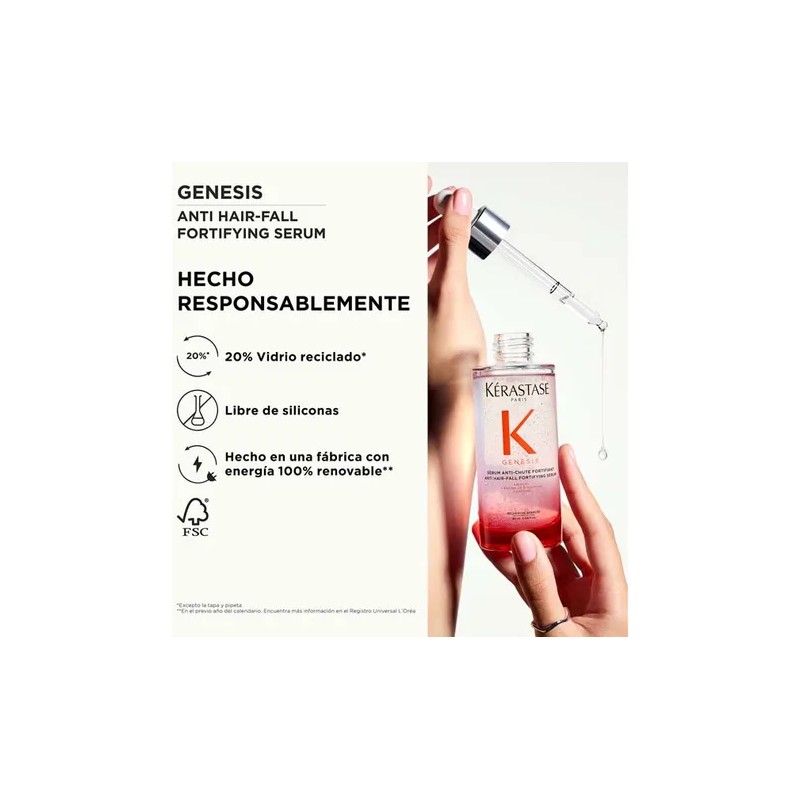 Suero Capilar Fortificante Genesis Serum 90ml Krastase