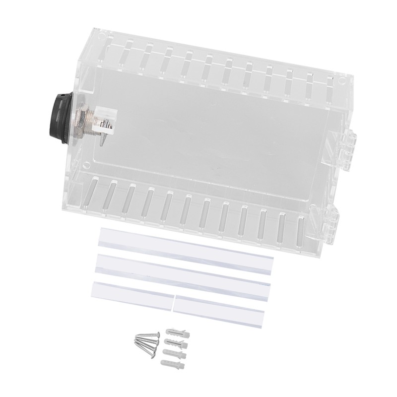Thermostat Lock Box Tamperproof Anti Damage Clear Acrylic Thermostat Wall
