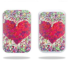 MightySkins Skin Compatible with HP Sprocket wrap Cover Sticker Skins Stained Heart