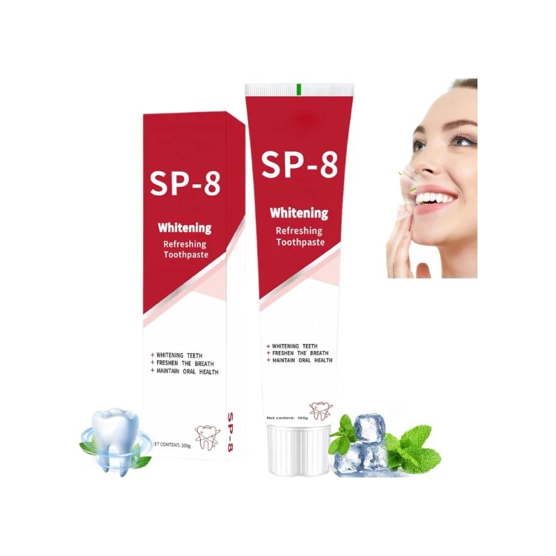 SP-8 Probiotic Whitening Toothpaste & Brighten & Oral Health Cleaning