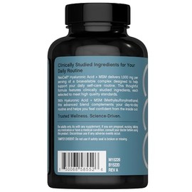 cido hialurnico con MSM 1000mg  120 Cpsulas  Suplemento de frmula avanzada  Ingredientes clnicamente estudiados                                       