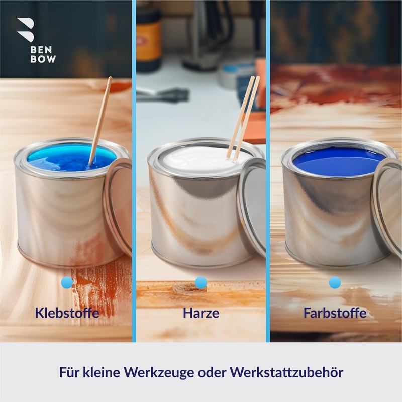 BenBow Tinplate Box 4 x 500 ml with Push In