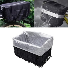 Roczential Bicycle Basket Cover Bicycle Basket Cover Bicycle Basket Cover Waterproof Abrasion Resistant Waterproof Protective Cover Front Basket Cover Bicycle Basket Liner Easy Install Bulk Bicycle
