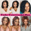 Unionbeauty 6 Inch Yanky Twist Crochet Braids Hair 8Packs Natural