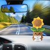Fbemoz Inspirational Gifts for Women, Crochet Flowers Artificial Sunflower Dolls,