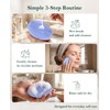 Magcare Silicone Facial Scrubber with Embedded Magnetic Nodes, Face Brush