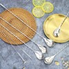 Set of 5 Bar Spoons, Stirrer, Long Cocktail Stirrer, Gin