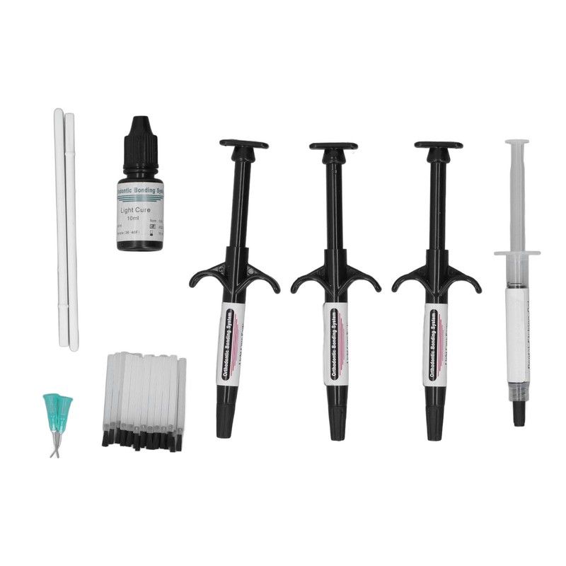 Dental Adhesive Cure Syringe High Bond Strength Orthodontic Dental Bonding