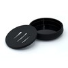 Soap Dish Black Round