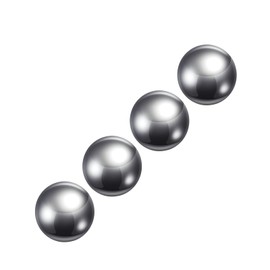 METALLIXITY Precision Balls G100 15mm 4pcs, 304 Stainless Steel Bearing Balls Beads - for Industry Kit, Machinery, Automotive, and DIY