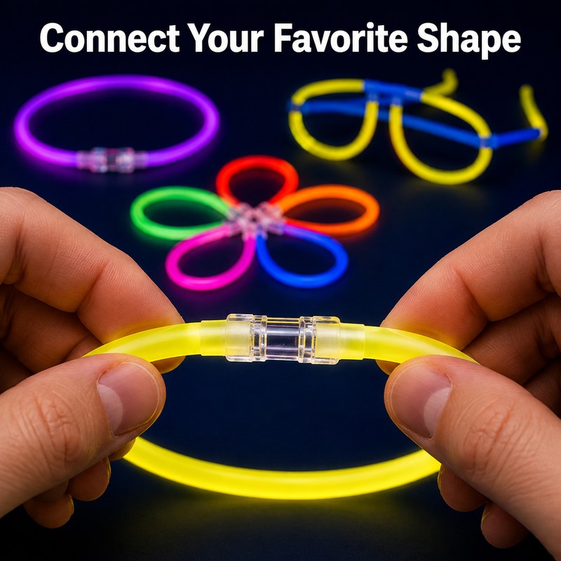50/100PCS Glow Stick Party Set – Multicolor Glow Sticks with