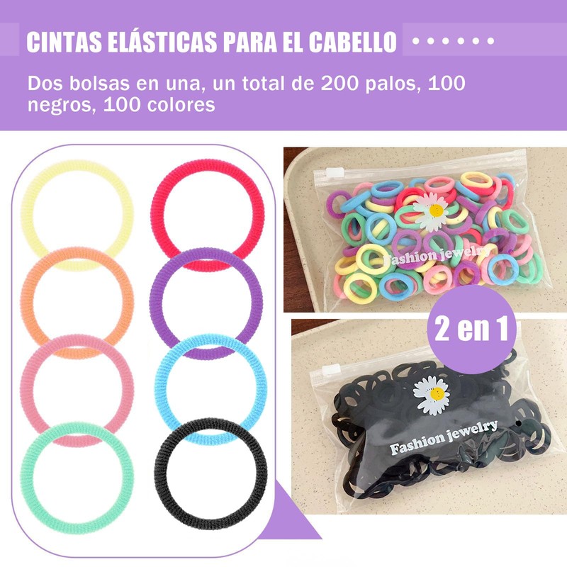 Mythya Ligas para el Cabello, Lazos de Pelo para Niñas