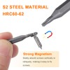 QUARKZMAN Pack of 5 P6 Pentagon Screwdriver Bit 5/32 Inch