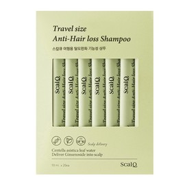 [ScalQ] Travel-sized Functional Anti-Hair Loss Disposable Shampoo 10ml Pack of 20