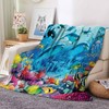 NPCEED Dolphin Blanket 150 x 200 cm, Flannel Blanket with
