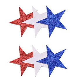 Patriotic Accessories Star Hair Clips,2Pcs Star Alligator Hair Clips Hair Barrettes,Red White and Blue Star Hairpins 4th of July Hair Accessories for Women Girls Independence Day Gifts