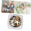 Ipetboom Elegant Sea Shell Nail Art Decorations Set 3D Shell