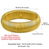 GOLDCHIC JEWELRY Women's Gold Stretch Bracelets, 20mm Chunky Wristband Bangle