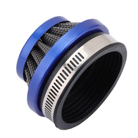 WOOSTAR 58mm Air Filter Replacement for 2 Stroke 47cc 49cc Scooter ATV Pocket Bike Mini Quad Lawn Machine Engine Blue