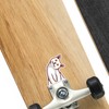 2 x 10cm Cute White Cat Vinyl Stickers - Kitten