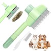 Pet Combs for Cats, Self-Cleaning Flea Comb for Dogs, Stainless