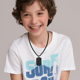 Oidea Dog Tag Cross Necklace for Men: To My Son Stainless Steel Bible Verse Pendant Necklace American Flag Inspirational Patriotic Christian Jewelry Gift for Mens Boys Style a