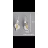 Boho 2 Paris of Earring For Women. gold and silver