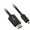 Sharkoon 1.5 M, HDMI/Micro HDMI 1.5 m HDMI Micro-HDMI Black